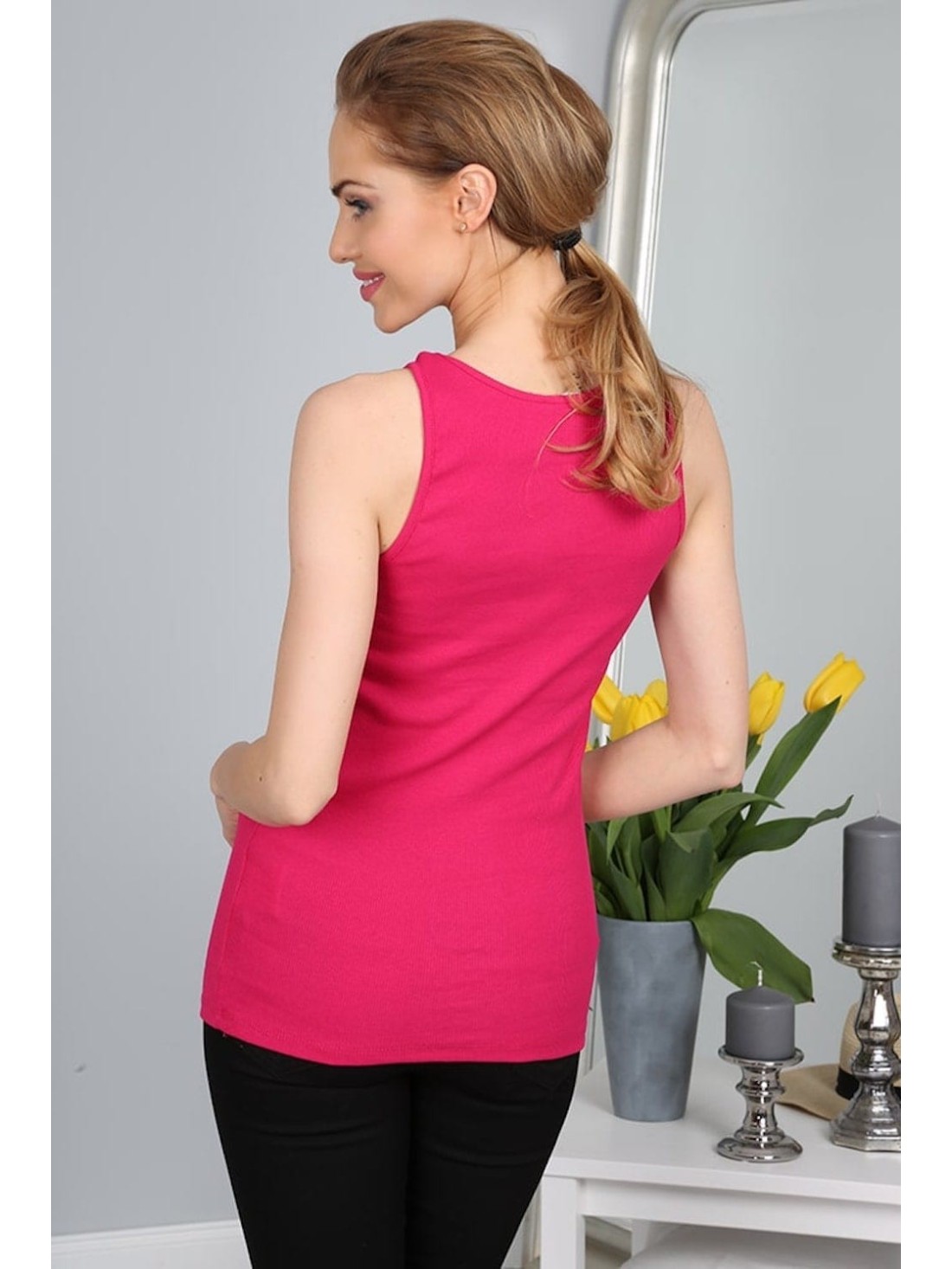 Dámsky top so strapcami Amaranth 2947 - Internetový obchod - Butik